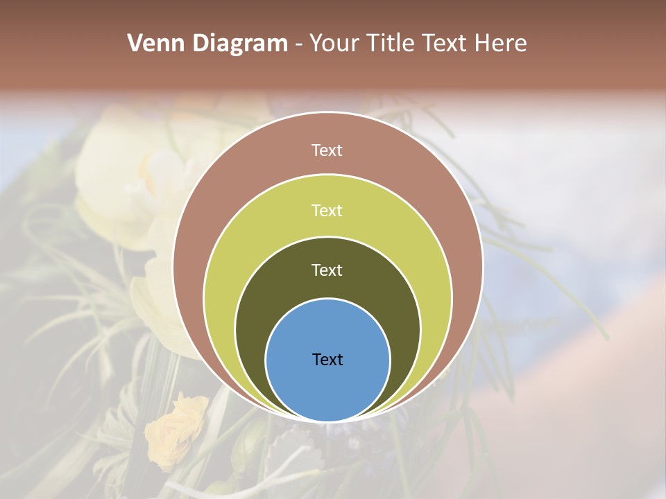 Closeup Decoration Bunch PowerPoint Template