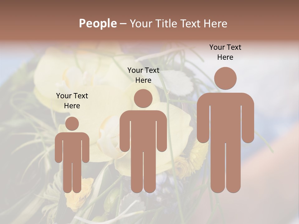 Closeup Decoration Bunch PowerPoint Template