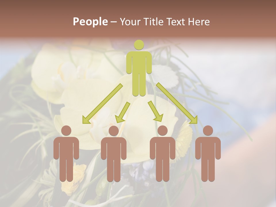 Closeup Decoration Bunch PowerPoint Template