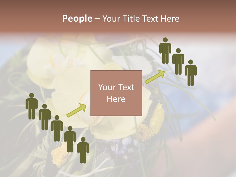 Closeup Decoration Bunch PowerPoint Template