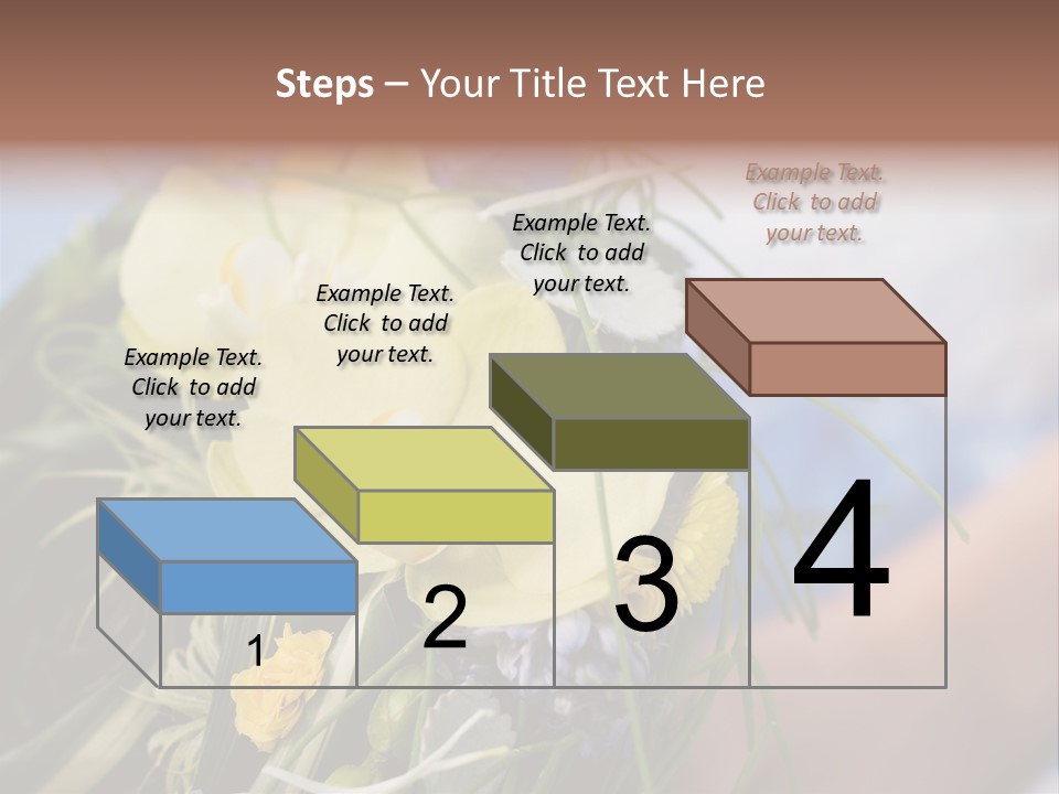 Closeup Decoration Bunch PowerPoint Template