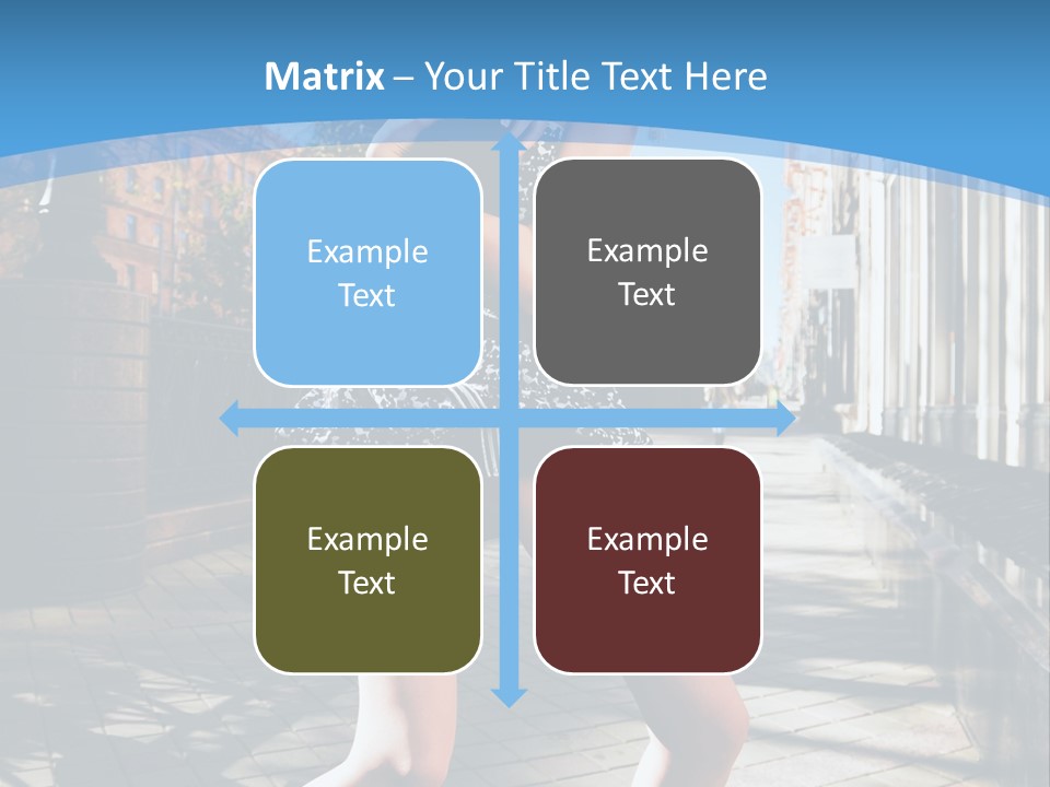 Human Posing Black PowerPoint Template