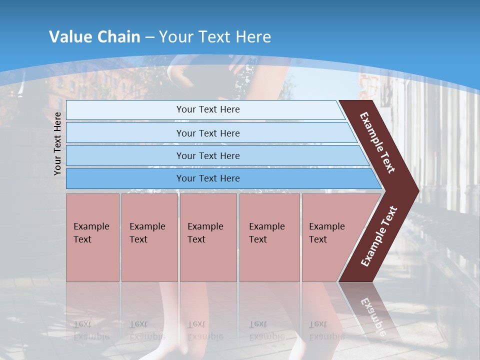 Human Posing Black PowerPoint Template