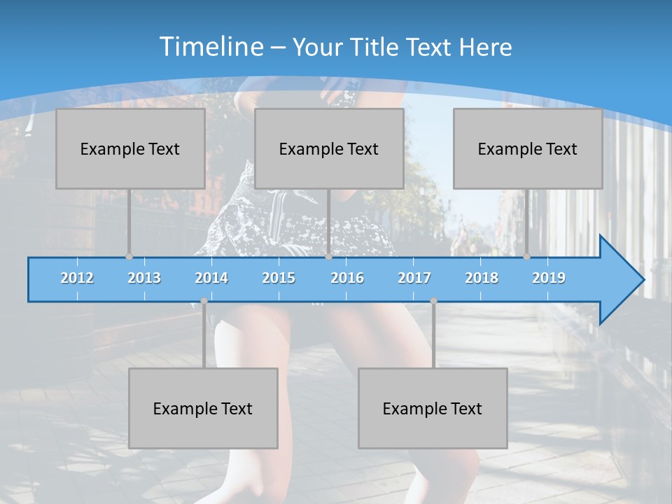 Human Posing Black PowerPoint Template