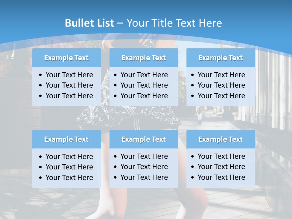 Human Posing Black PowerPoint Template
