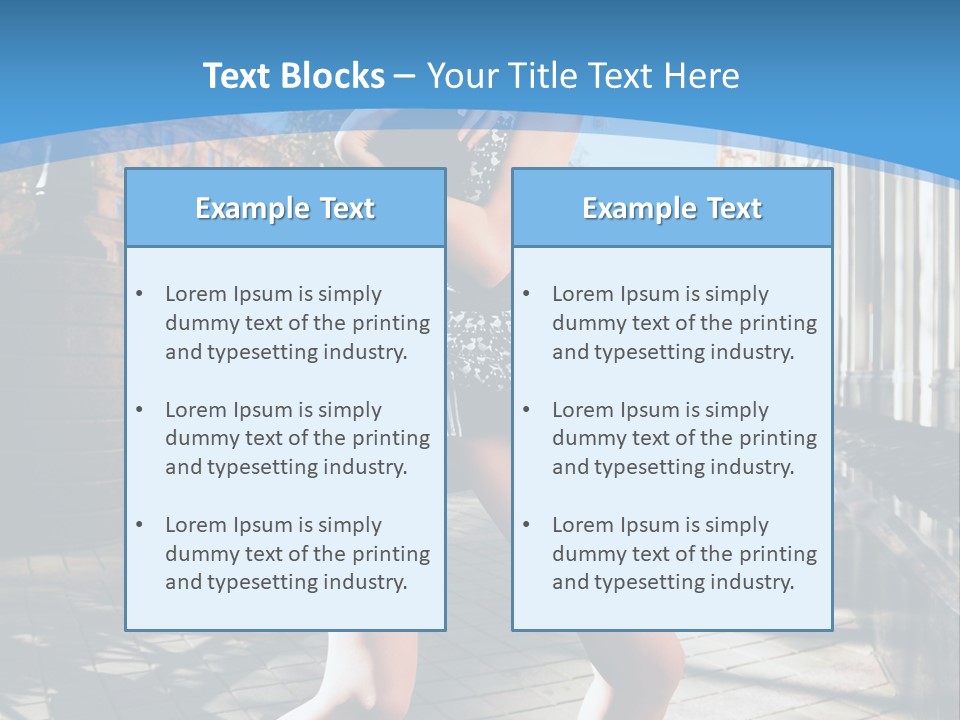 Human Posing Black PowerPoint Template