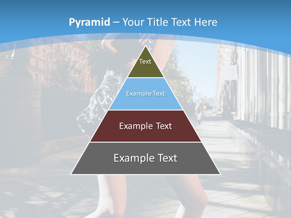 Human Posing Black PowerPoint Template