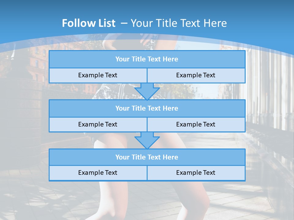 Human Posing Black PowerPoint Template