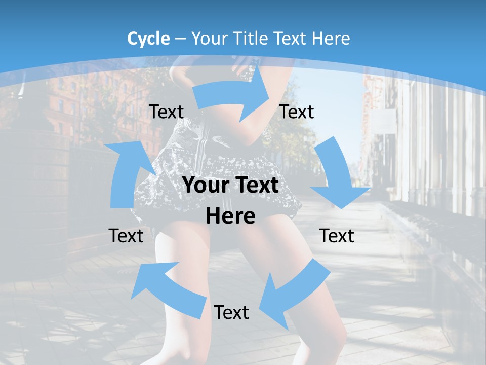 Human Posing Black PowerPoint Template