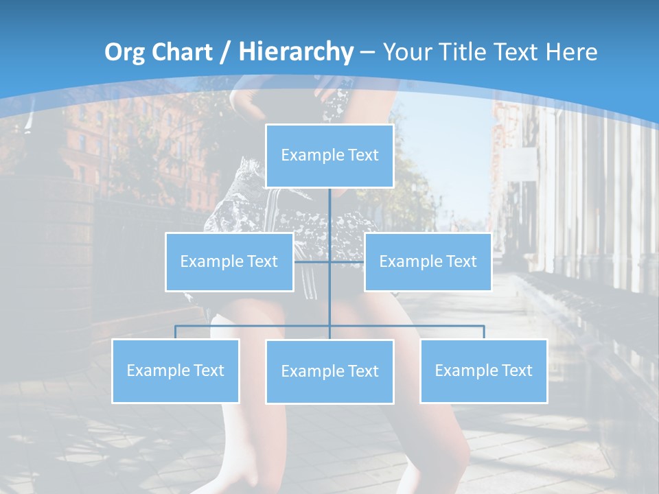 Human Posing Black PowerPoint Template