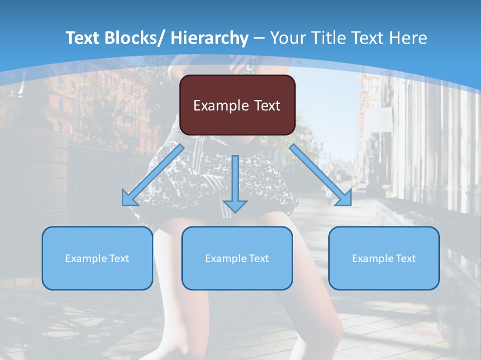 Human Posing Black PowerPoint Template
