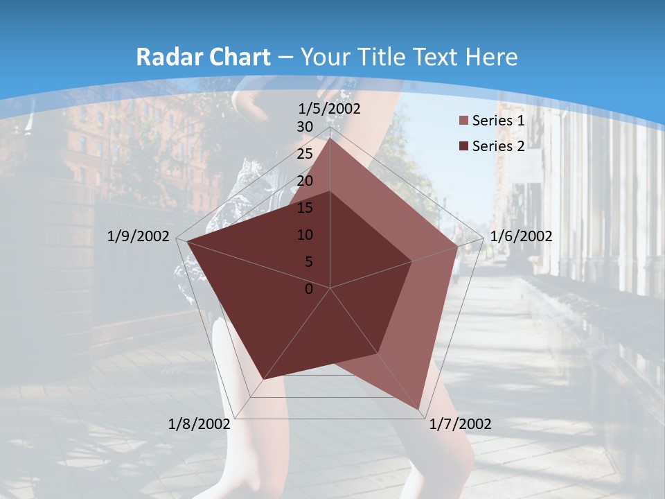 Human Posing Black PowerPoint Template