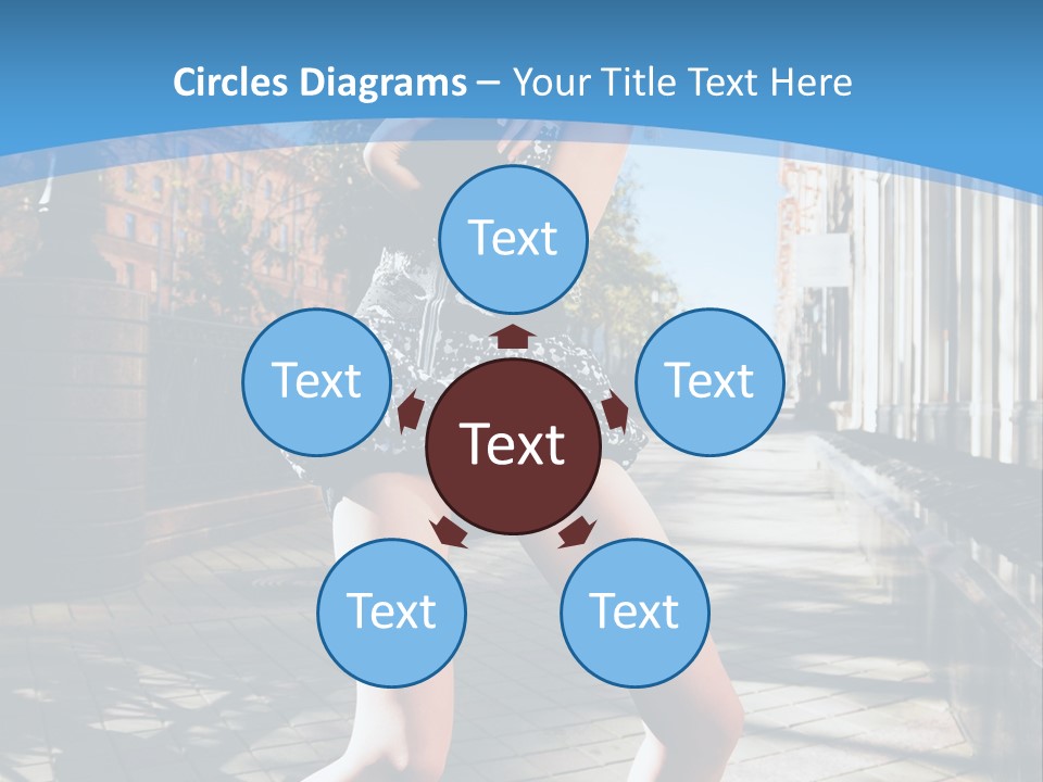 Human Posing Black PowerPoint Template