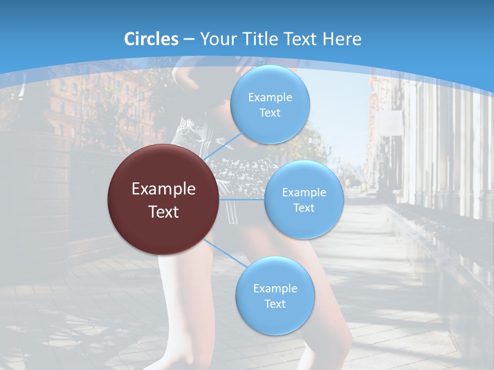 Human Posing Black PowerPoint Template