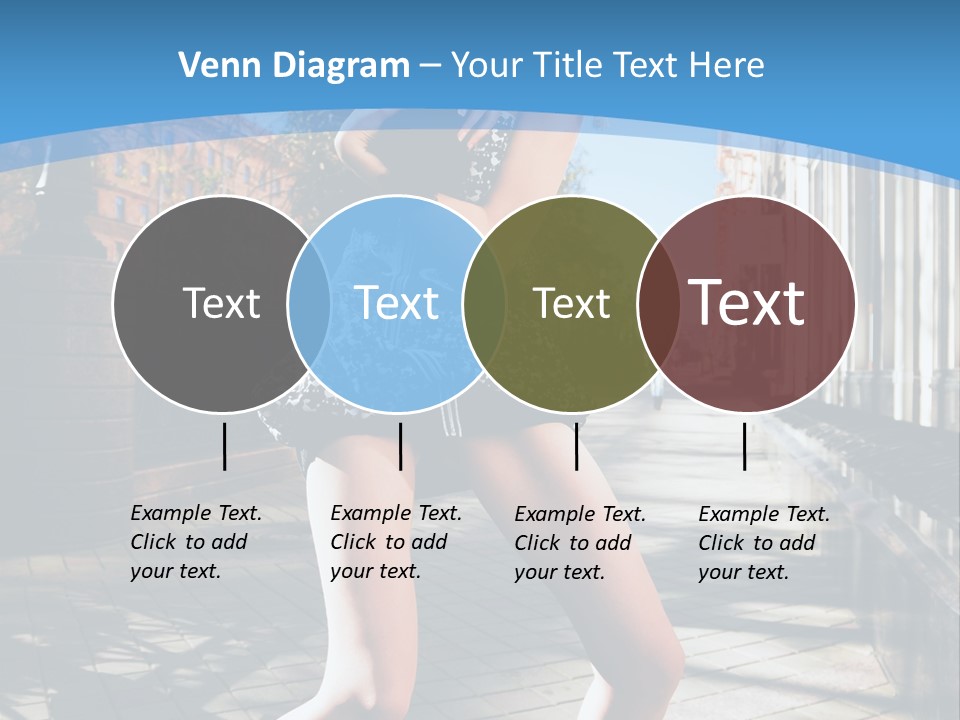 Human Posing Black PowerPoint Template