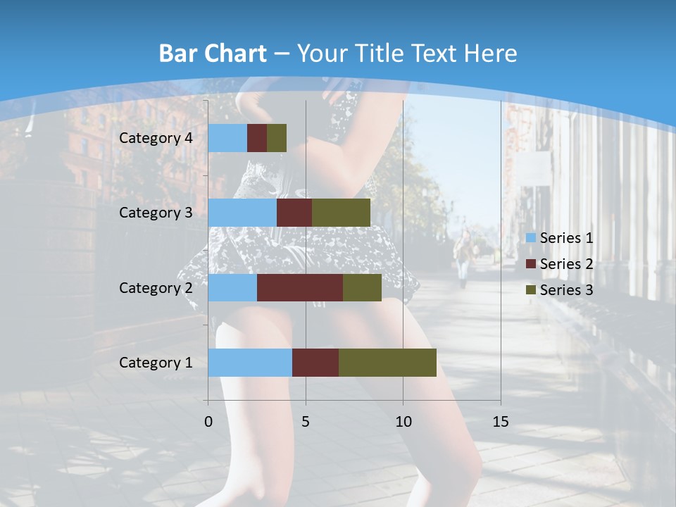Human Posing Black PowerPoint Template