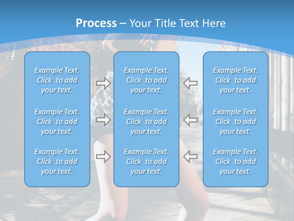 Human Posing Black PowerPoint Template