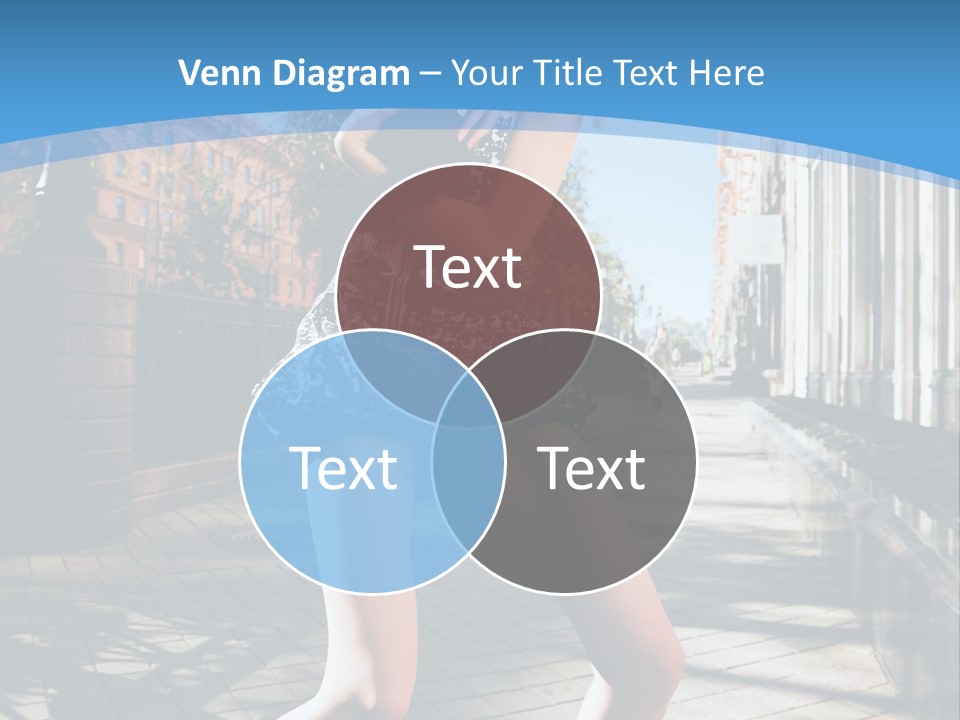 Human Posing Black PowerPoint Template