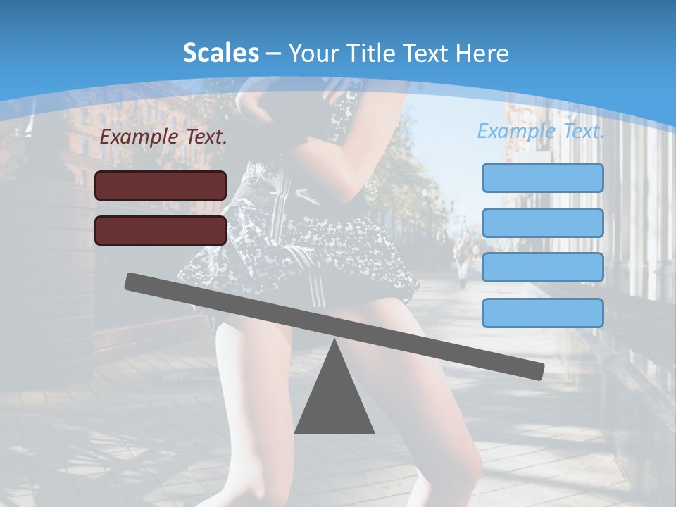 Human Posing Black PowerPoint Template