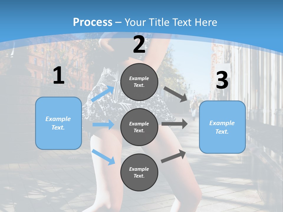 Human Posing Black PowerPoint Template