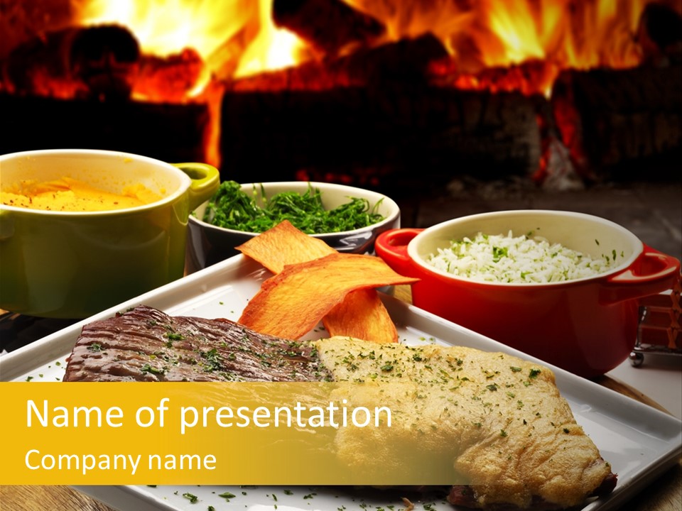 Nutrition Dining Gourmet PowerPoint Template