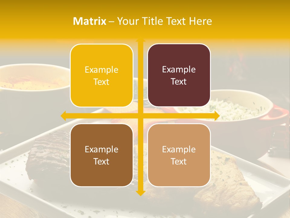 Nutrition Dining Gourmet PowerPoint Template