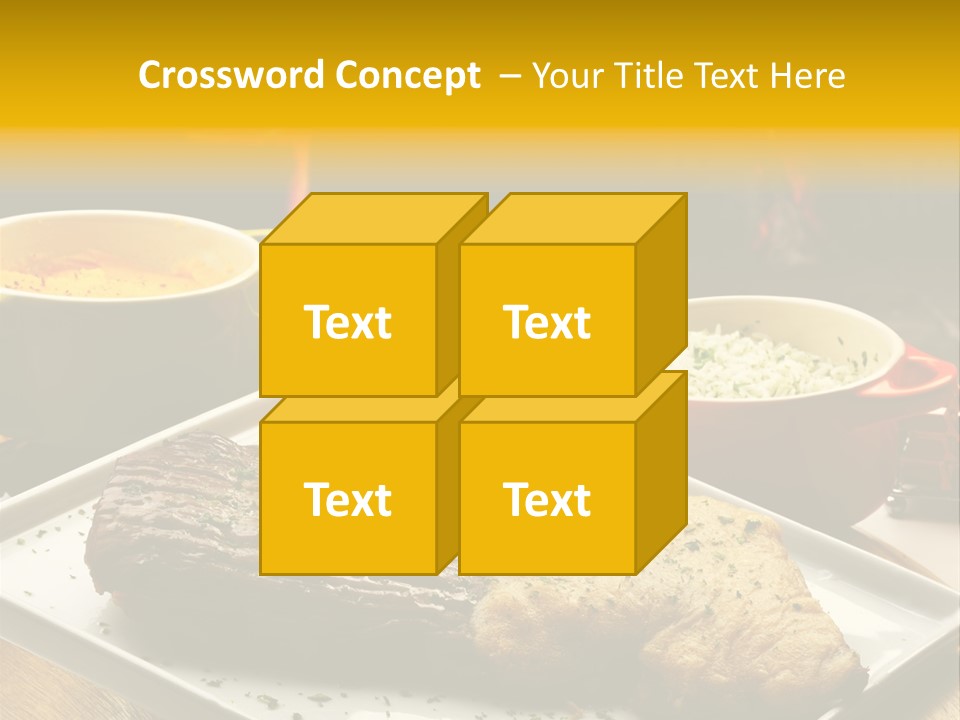 Nutrition Dining Gourmet PowerPoint Template