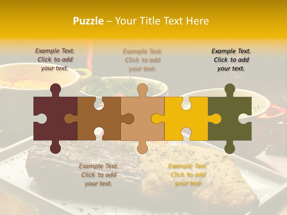 Nutrition Dining Gourmet PowerPoint Template