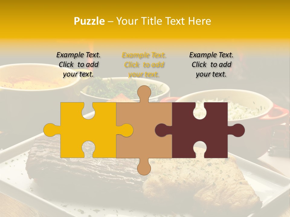 Nutrition Dining Gourmet PowerPoint Template