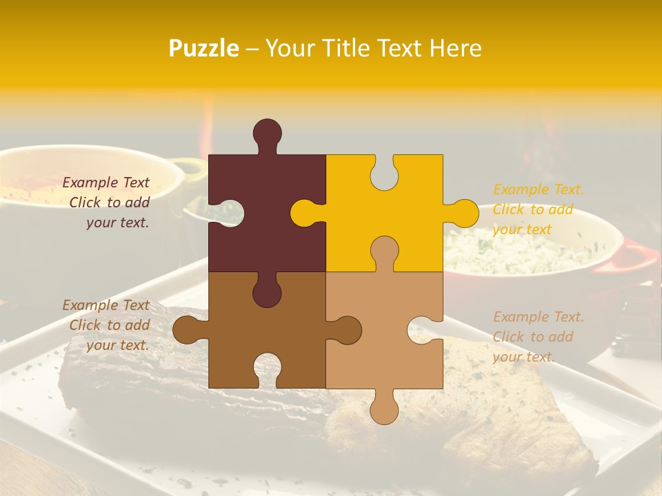 Nutrition Dining Gourmet PowerPoint Template