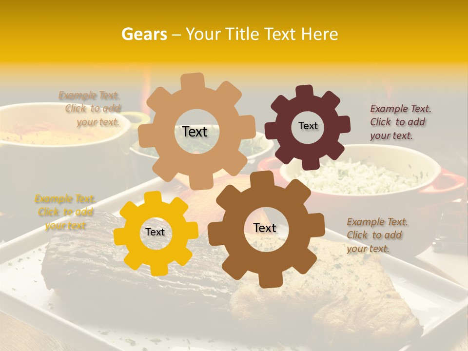 Nutrition Dining Gourmet PowerPoint Template