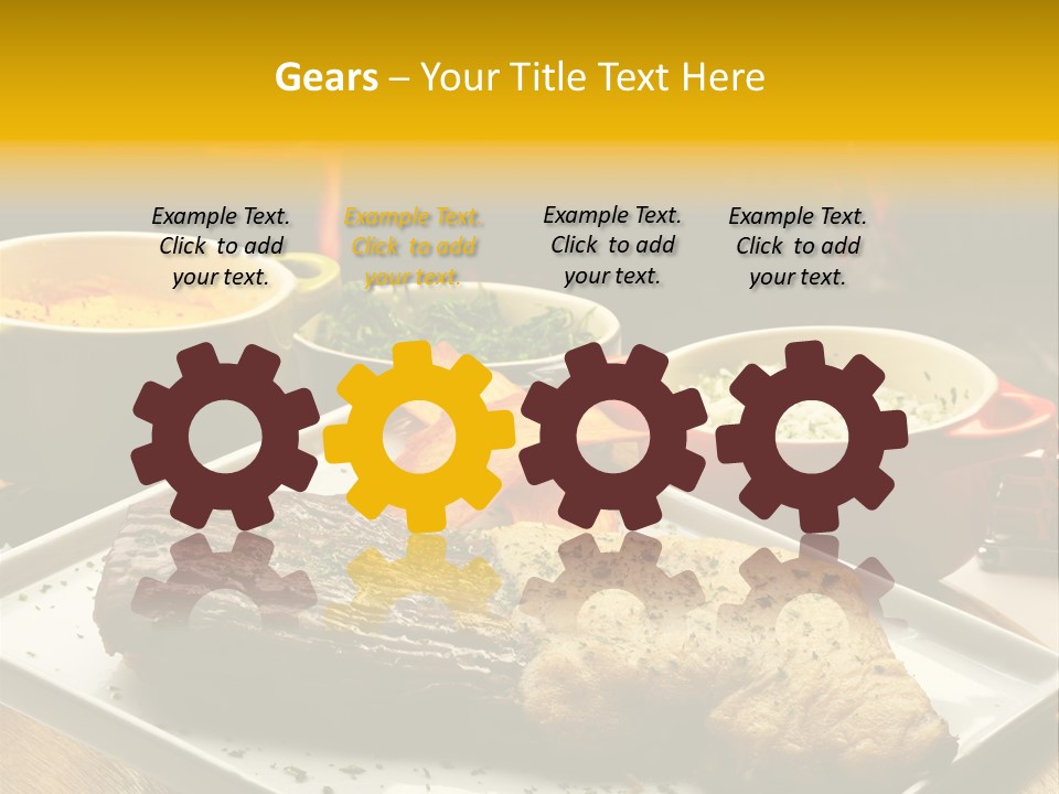 Nutrition Dining Gourmet PowerPoint Template