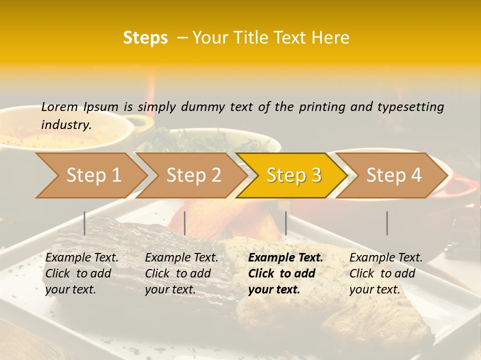 Nutrition Dining Gourmet PowerPoint Template