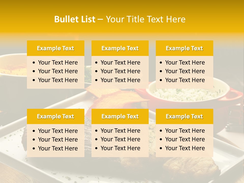 Nutrition Dining Gourmet PowerPoint Template