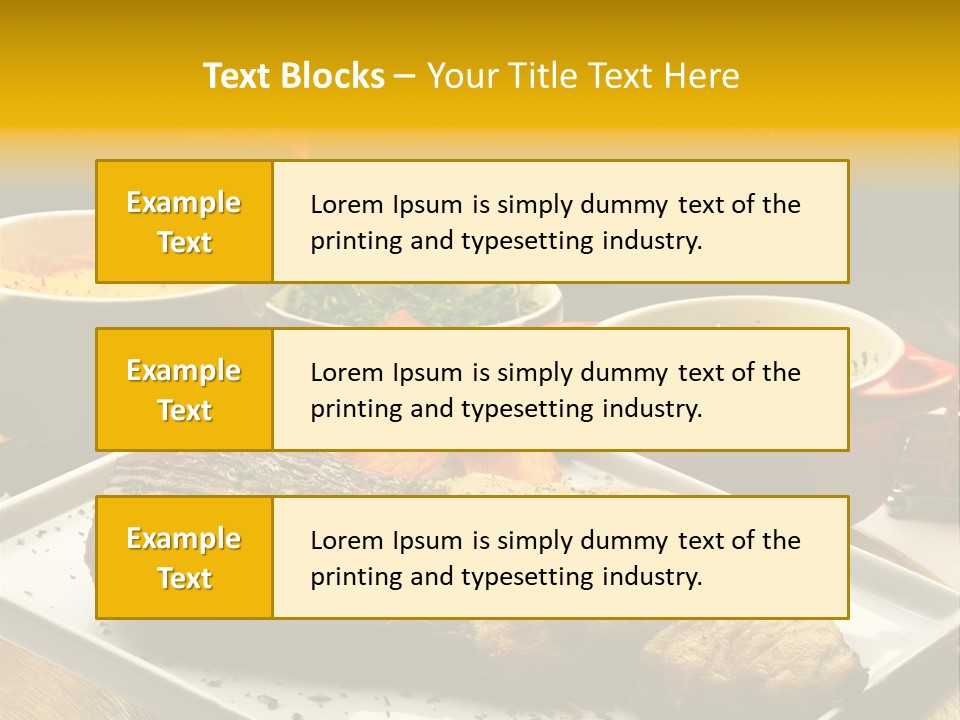 Nutrition Dining Gourmet PowerPoint Template