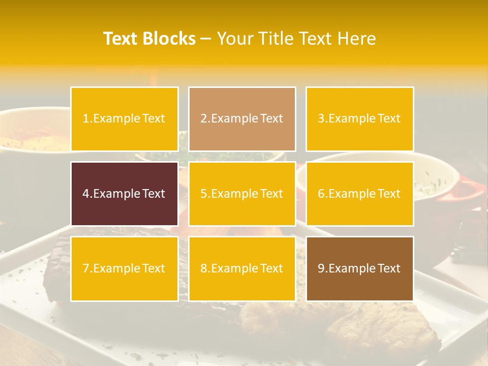 Nutrition Dining Gourmet PowerPoint Template