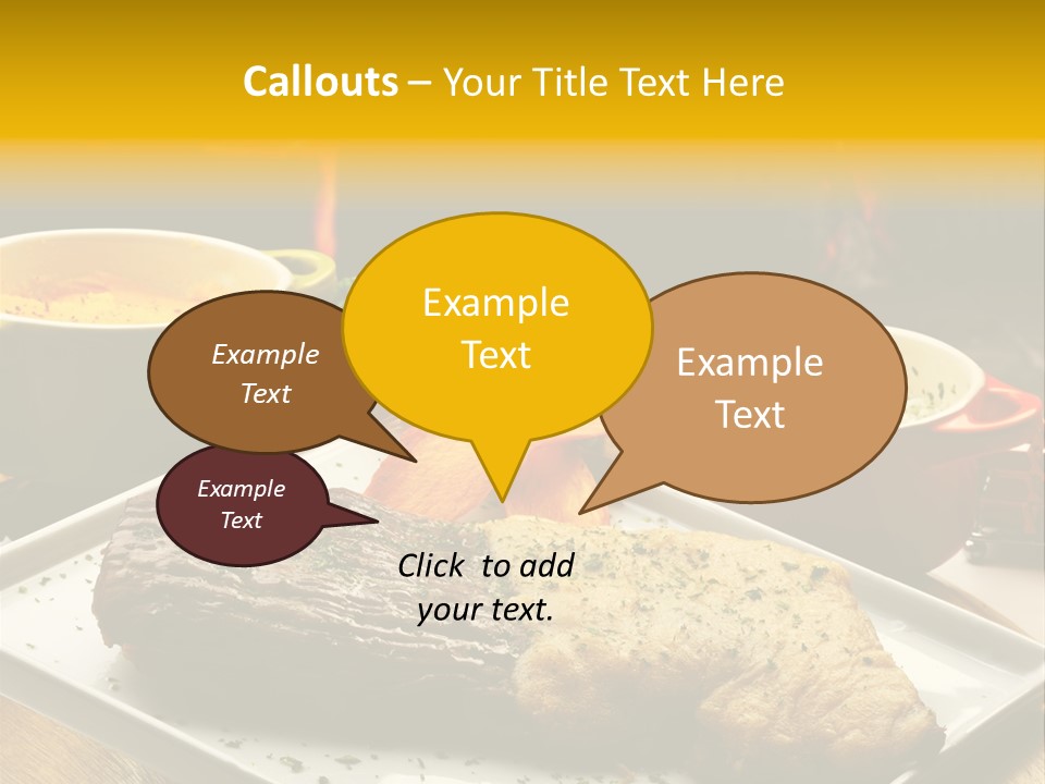 Nutrition Dining Gourmet PowerPoint Template