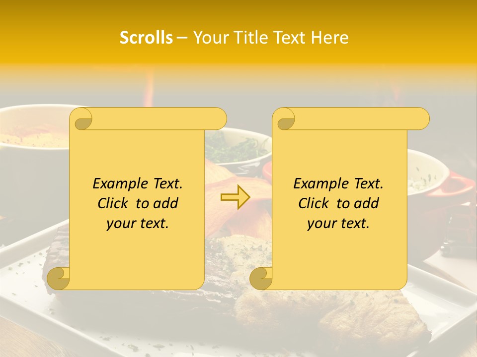 Nutrition Dining Gourmet PowerPoint Template