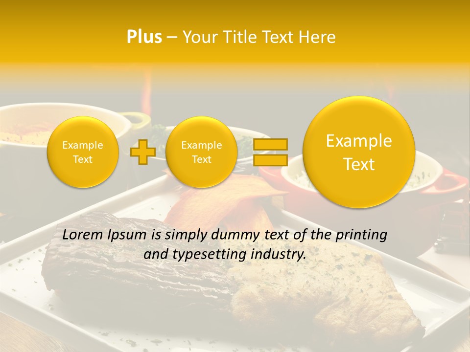 Nutrition Dining Gourmet PowerPoint Template