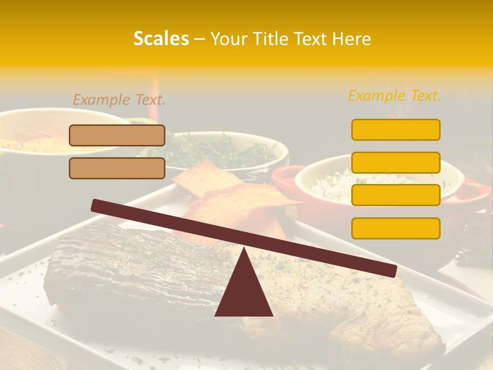Nutrition Dining Gourmet PowerPoint Template