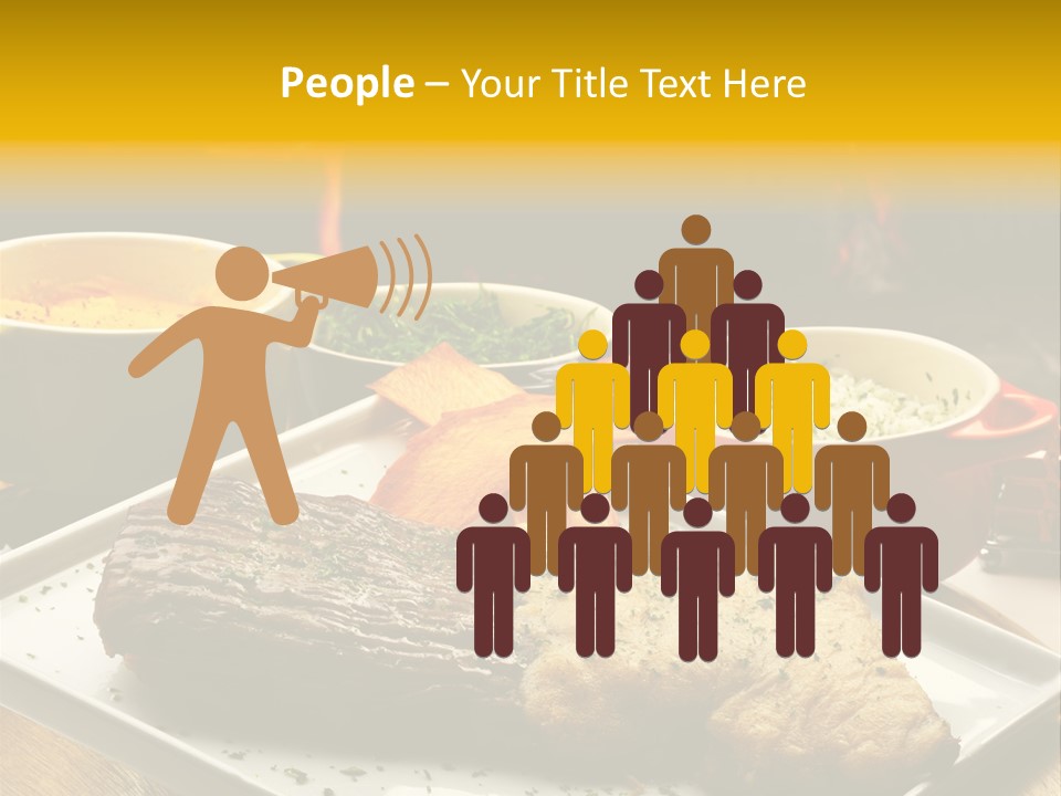 Nutrition Dining Gourmet PowerPoint Template