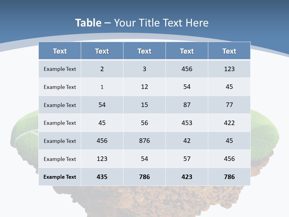 Island Piece Detailed PowerPoint Template