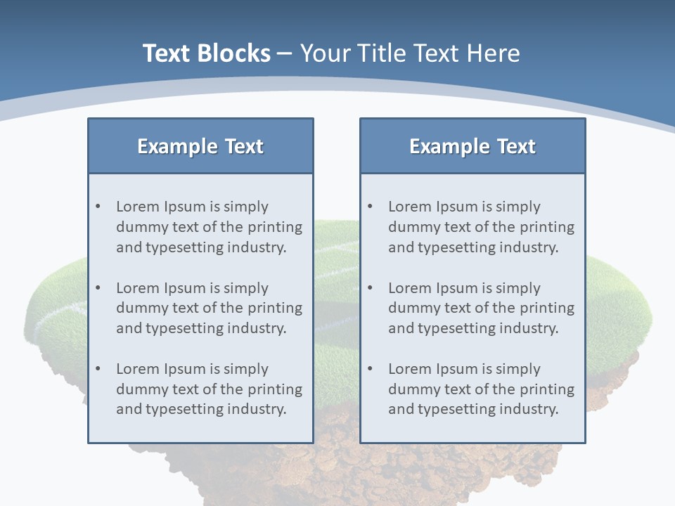 Island Piece Detailed PowerPoint Template