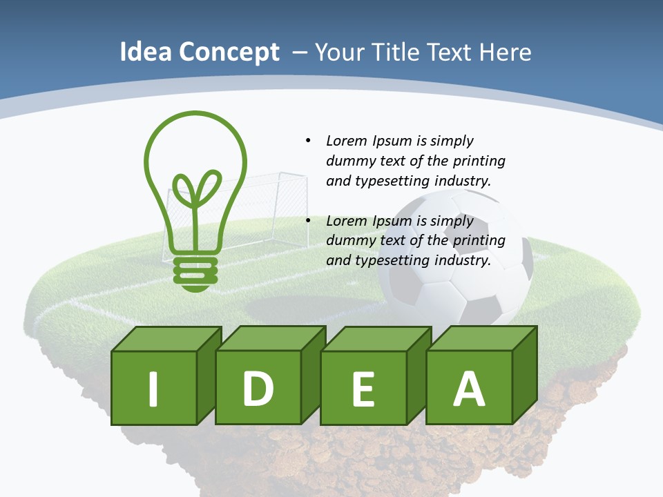 Island Piece Detailed PowerPoint Template