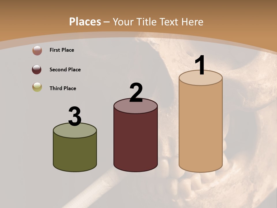 Addiction Photo Skeleton PowerPoint Template