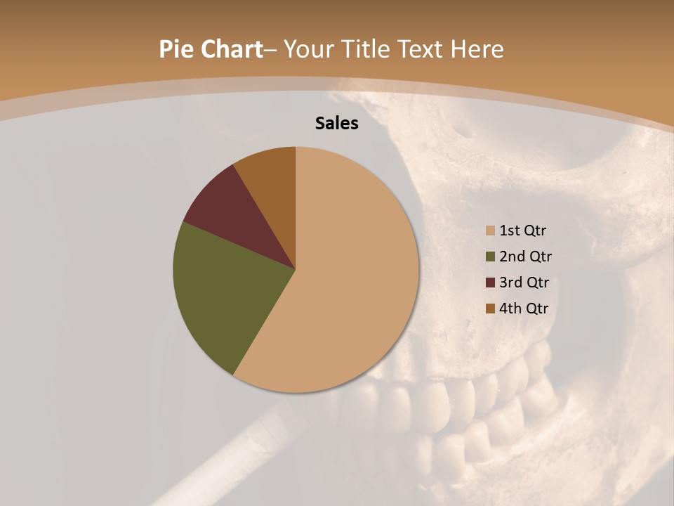 Addiction Photo Skeleton PowerPoint Template
