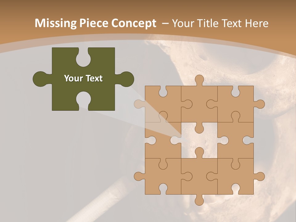 Addiction Photo Skeleton PowerPoint Template