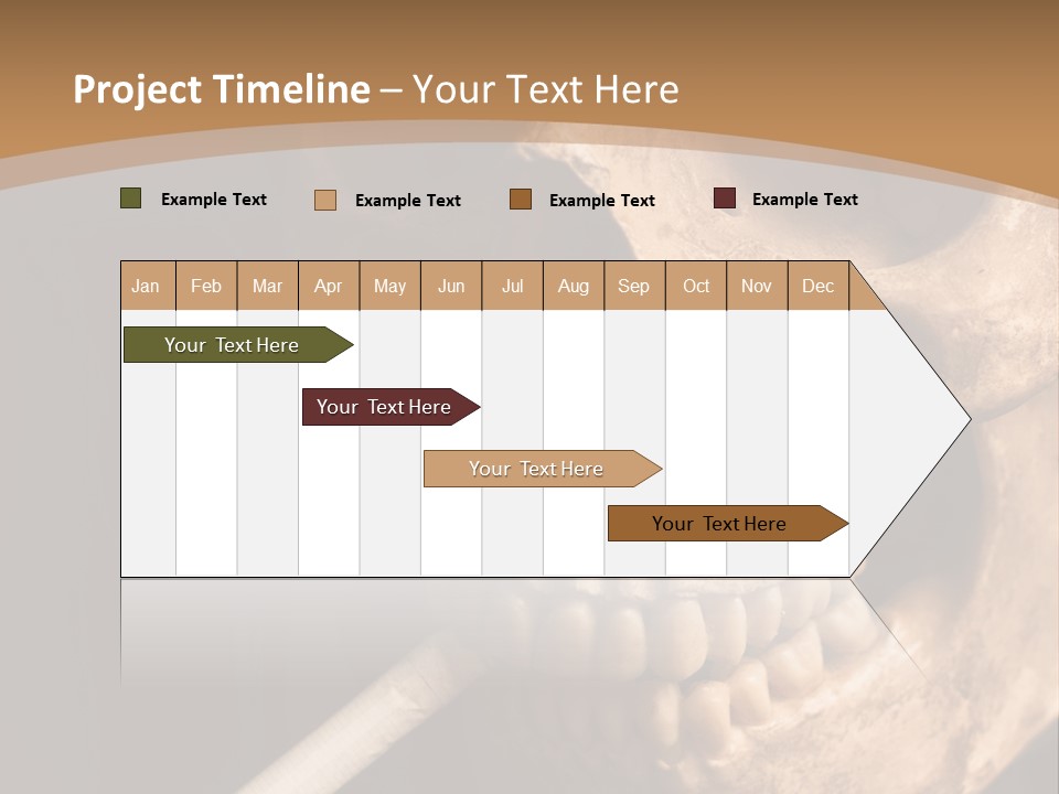Addiction Photo Skeleton PowerPoint Template