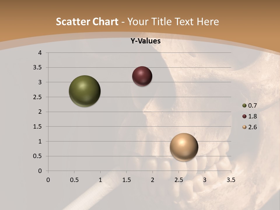 Addiction Photo Skeleton PowerPoint Template