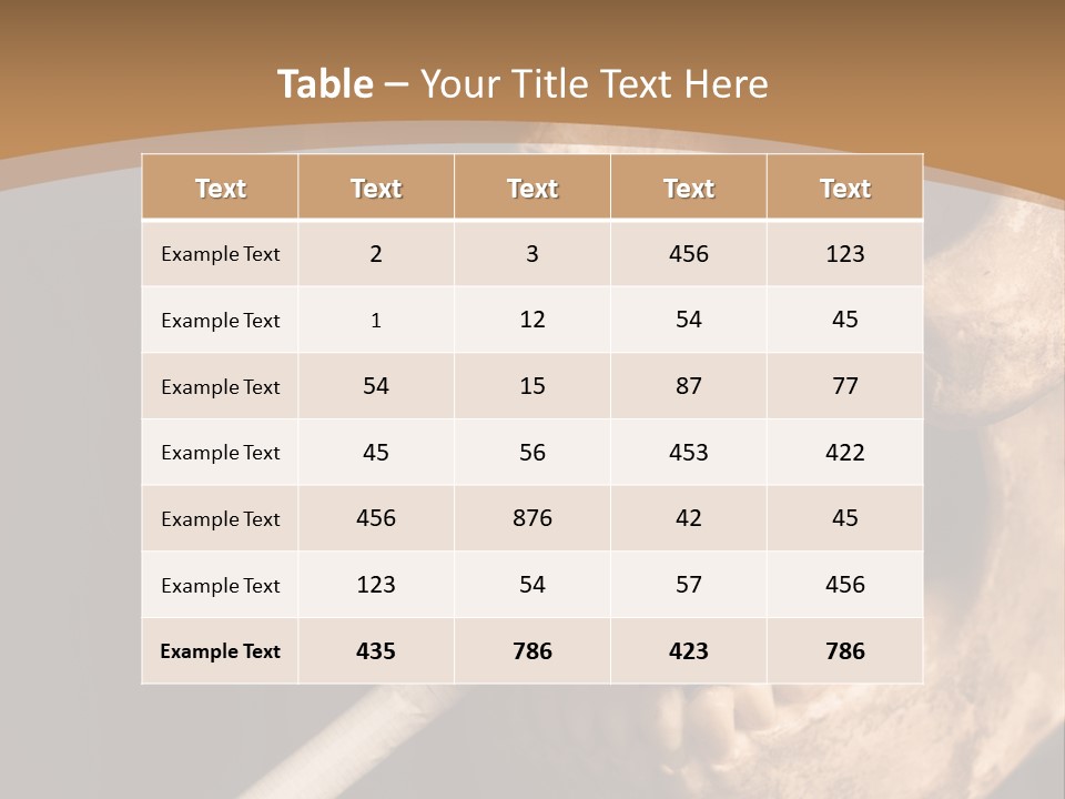 Addiction Photo Skeleton PowerPoint Template